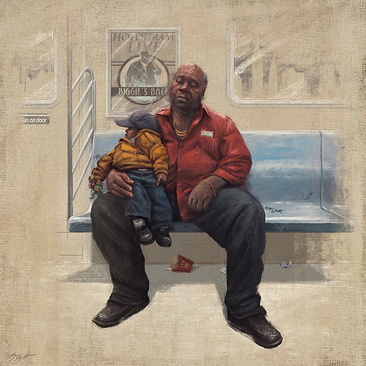 Sam Spratt artwork for Childish Gambino's Royalty mixtape