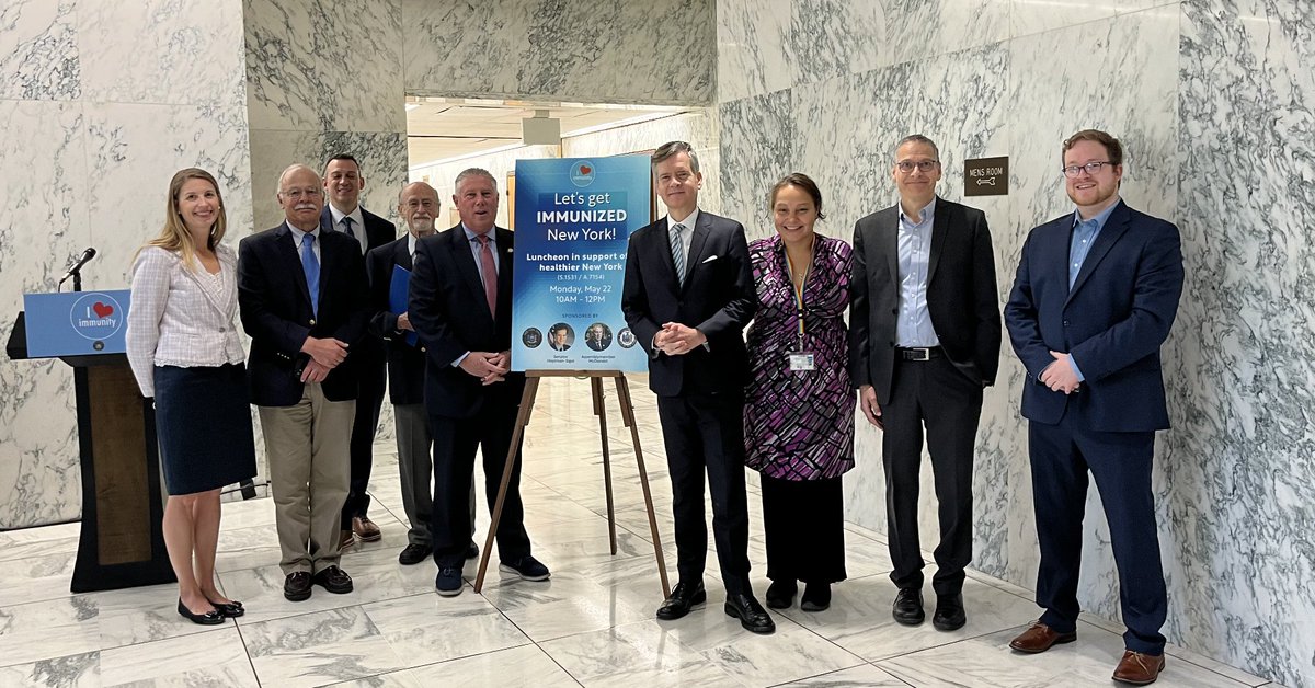 ImmuneNY's tweet photo. Great day talking to lawmakers about critical vaccine policies, including adult #vaccine registry bill #S1531/#A7154! sponsored by @johnmcdonald108 @bradhoylman TY for your leadership! https://t.co/RYpwQQvoru