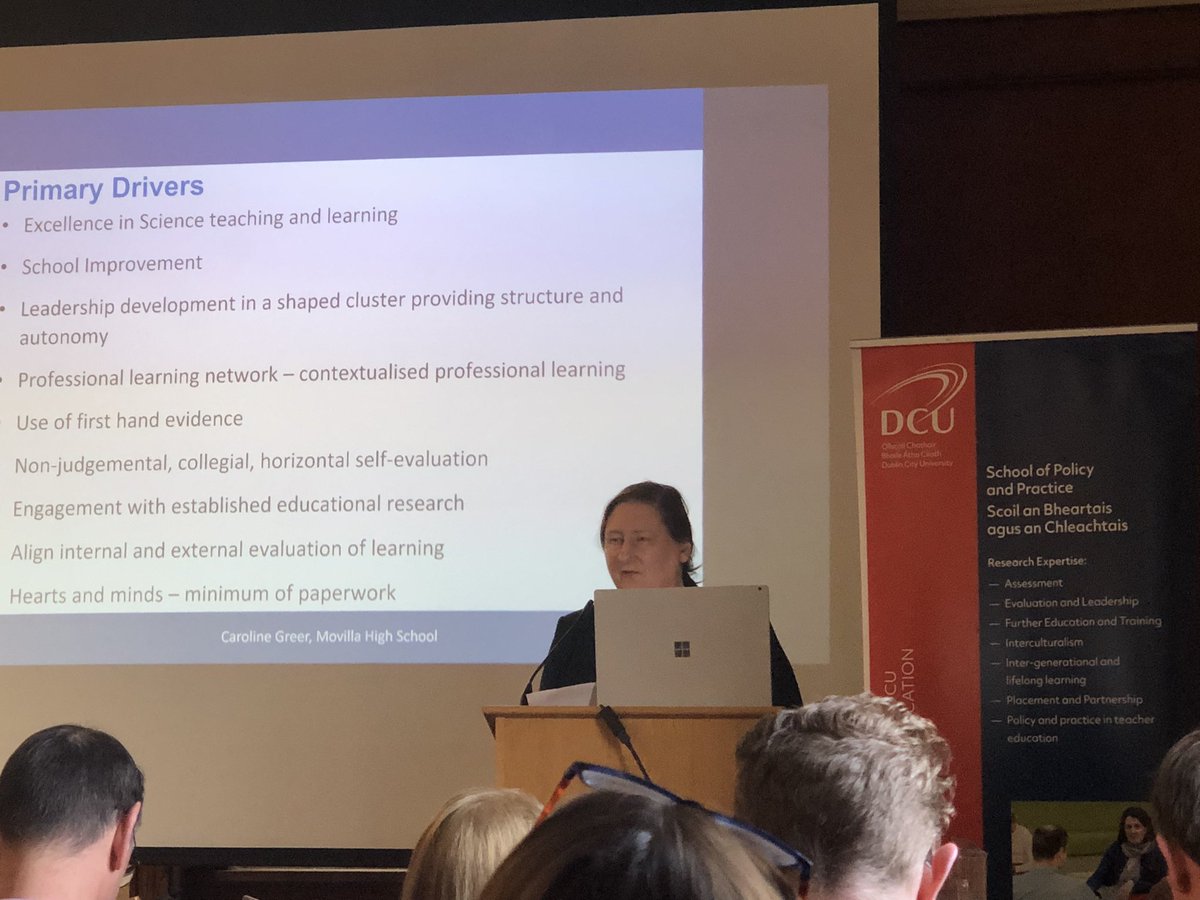 A wonderful variety of contributions to the DCU/EQI Shaped Professional Learning Research Network including Dr Caroline Greer Principal of Movilla HS <a href="/CSSC_NI/">Controlled Schools' Support Council (CSSC)</a>