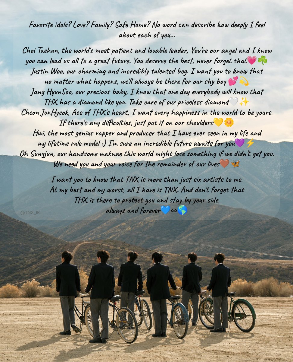 TNX_IR's tweet photo. ⊹╎Letters from Iranian THXs to our loved ones, The New Six(TNX)
💚🤍❤️
#TheNewSix #TNX
#TNX_1st_Year_With_THX
part1 https://t.co/0IUWtOh9Ei