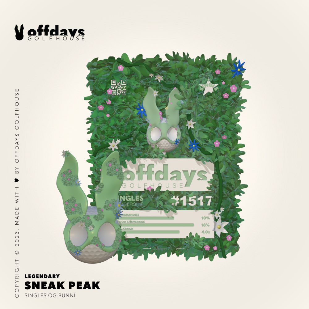 offdaysgolf's tweet photo. Legendary Sneak Peak. 

Socials:
@offdaysgolf 

#NFT #FreeGolf4Life #GolfMembership
#Offdays #OffdaysGolf #OffdaysGolfhouse https://t.co/gYyEgh5EYz