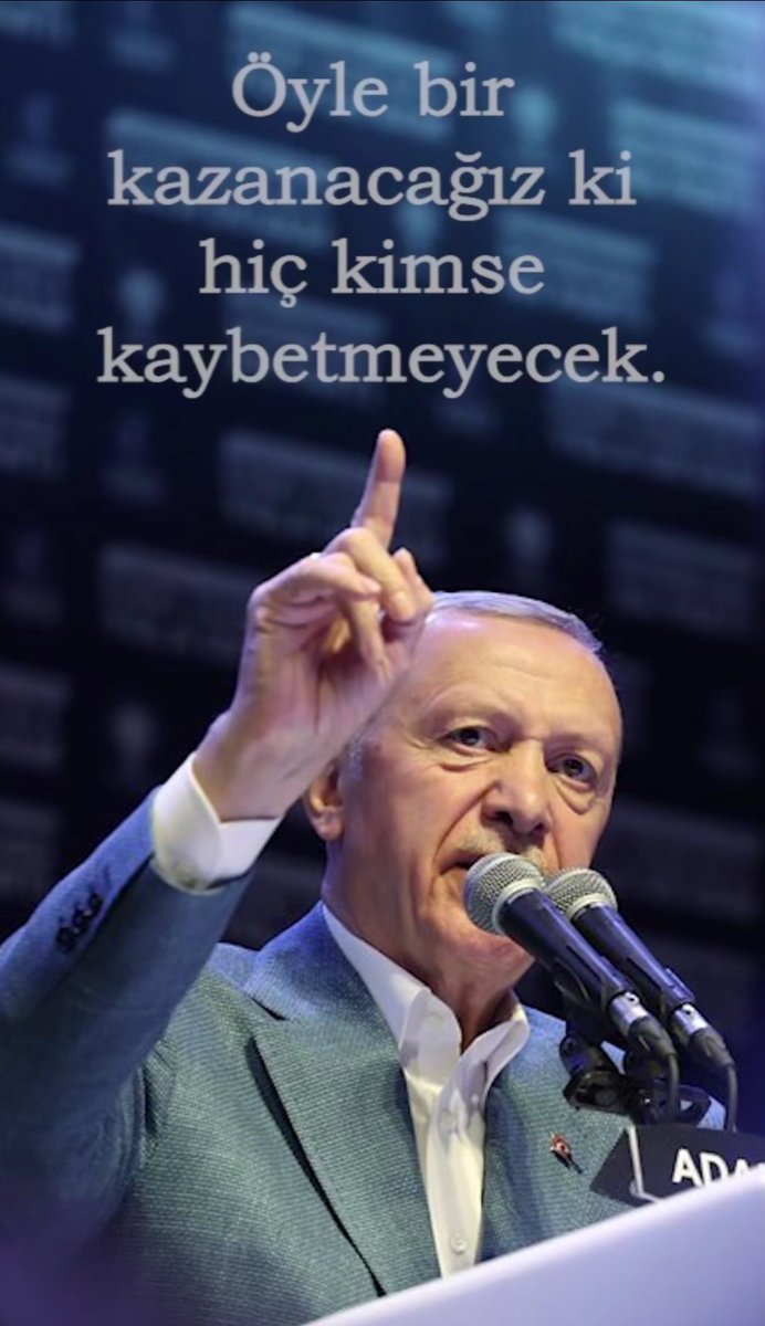 Zafer bizim olacak. 'Öyle bir kazanacağız ki, hiç kimse kaybetmeyecek.' #OGünGeldiğinde kazanan Türkiye olacak 🇹🇷