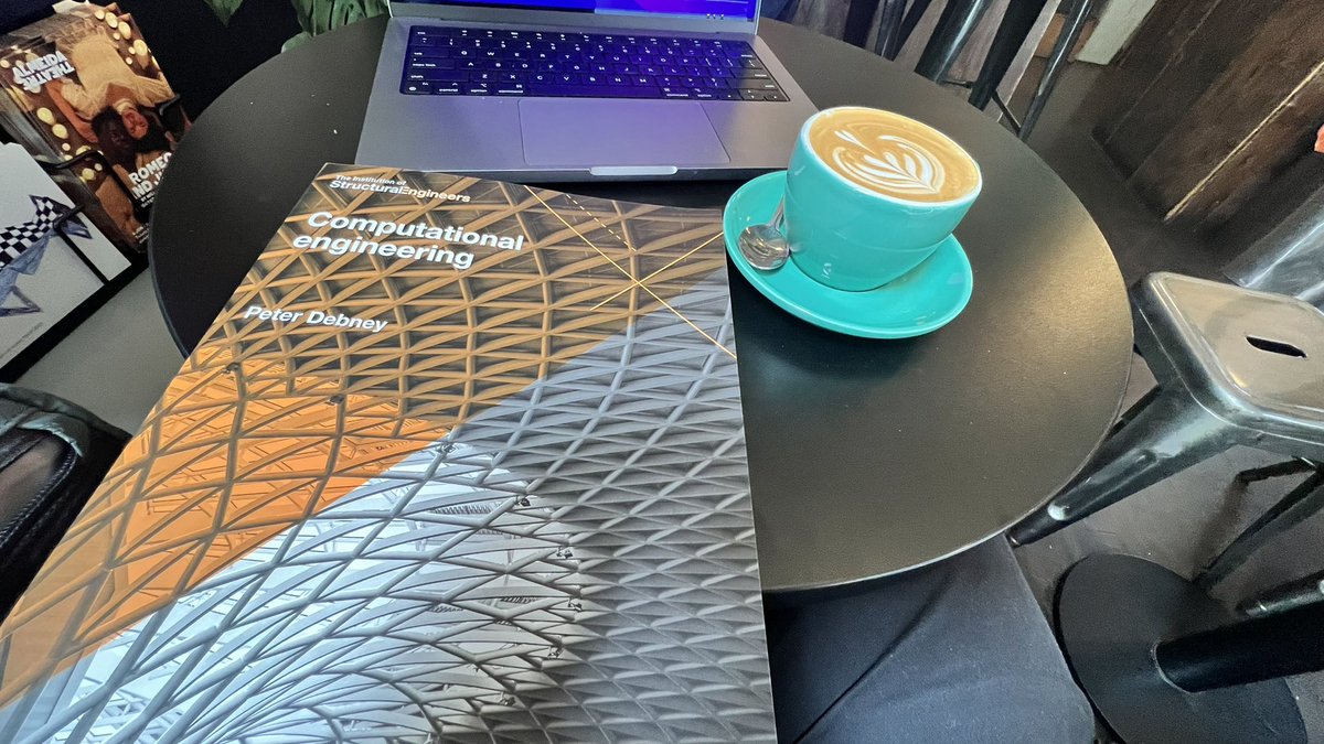 eng_mclare's tweet image. Got a physical copy of this bad boy today. I refuse to pay excessive shipping charges 🤷🏼‍♀️, so it was a nice coincidence my hotel is about half a mile from the @IStructE HQ.

#computationalengineering #structuralengineering