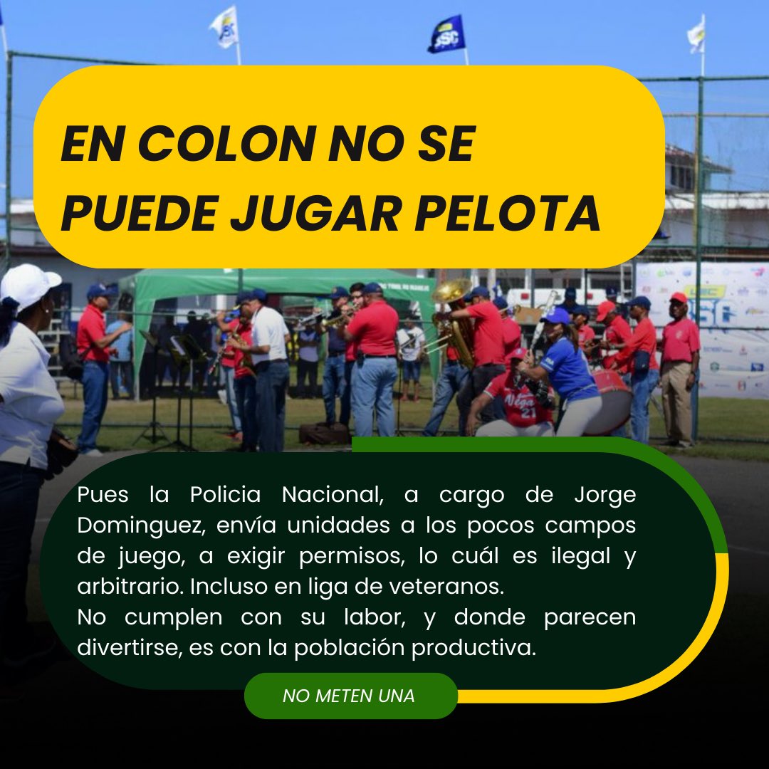FrenteColonense's tweet photo. Que es lo que quiere este señor Jorge Dominguez. Verdad no se le puede dar poder a cualquiera. El gobierno no invierte un peso en deportes, y estos jodiendo. Miren @gabycarrizoj y @NitoCortizo como se jode una campaña @MinSegPma @ProtegeryServir https://t.co/xWkThFl45X