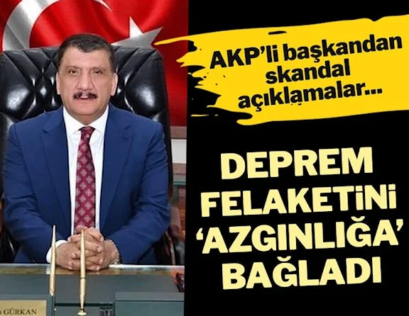 gazetesozcu's tweet photo. AKP’li başkandan skandal deprem açıklaması!

 Felaketi ‘azgınlığa’ bağladı https://t.co/eAZ5fFdcgq https://t.co/sYqMvEIisH