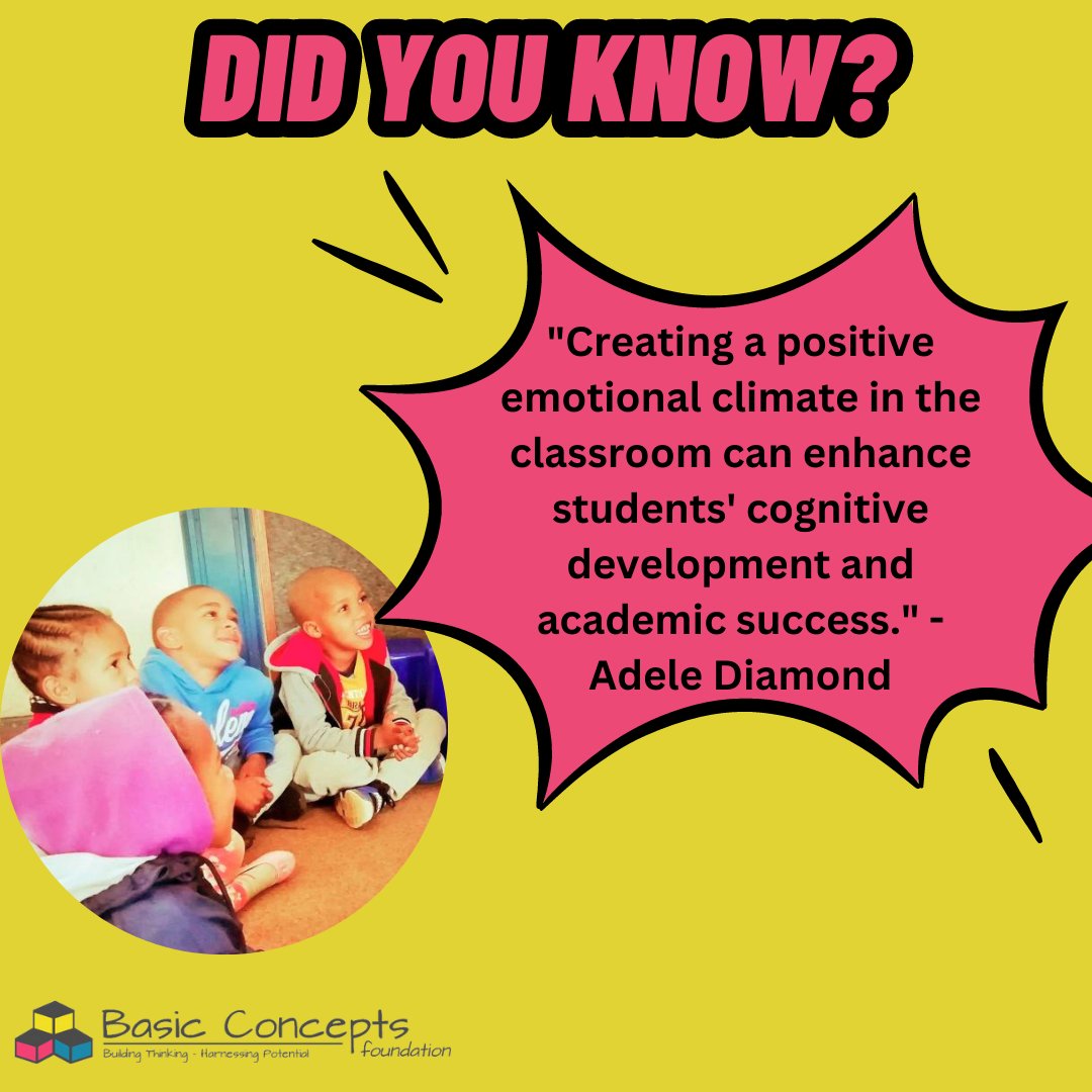 basicconcepts1's tweet image. Empowering Minds, Nurturing Success: Building a Positive Classroom with the Basic Concepts Programme.
#ECD #basicconceptsprogramme #coged