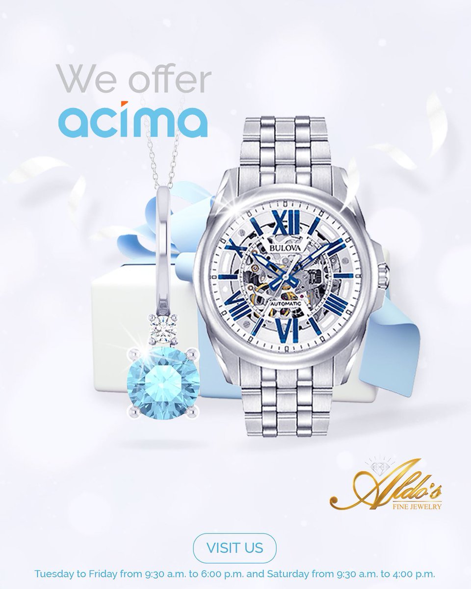 Want to give a gift that will truly make an impact?  🎁👌
Come to our store Tuesday to Saturday and let @acimaleasing help you get the perfect jewelry or watch that will make your loved one's day.🥰

📍4662 S Kirkman Rd 32811 Orlando, FL.
#jewelryideas #perfectgifts