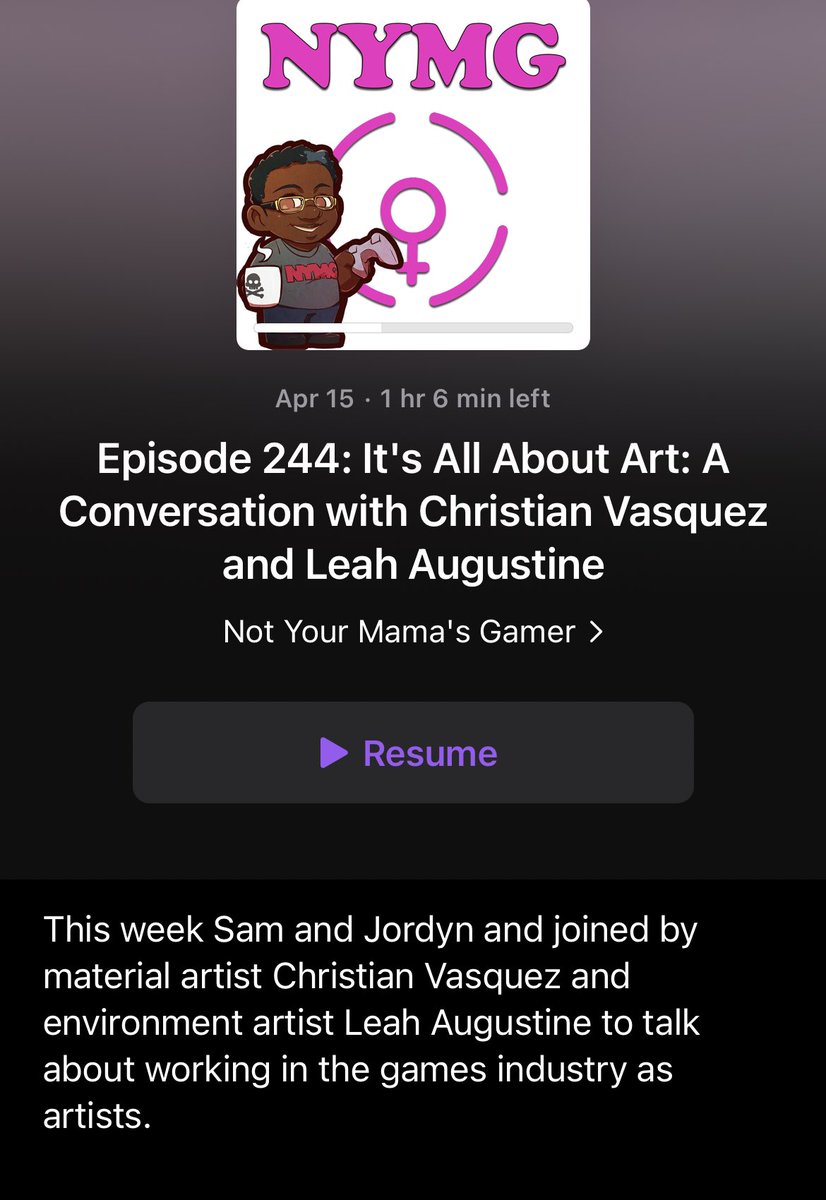If your interested in a POC perspective on game dev, me &amp; <a href="/Leah_Augustine/">Leah Augustine</a> were recently on a podcast w/ <a href="/nymgamer/">NYMGamer</a> !