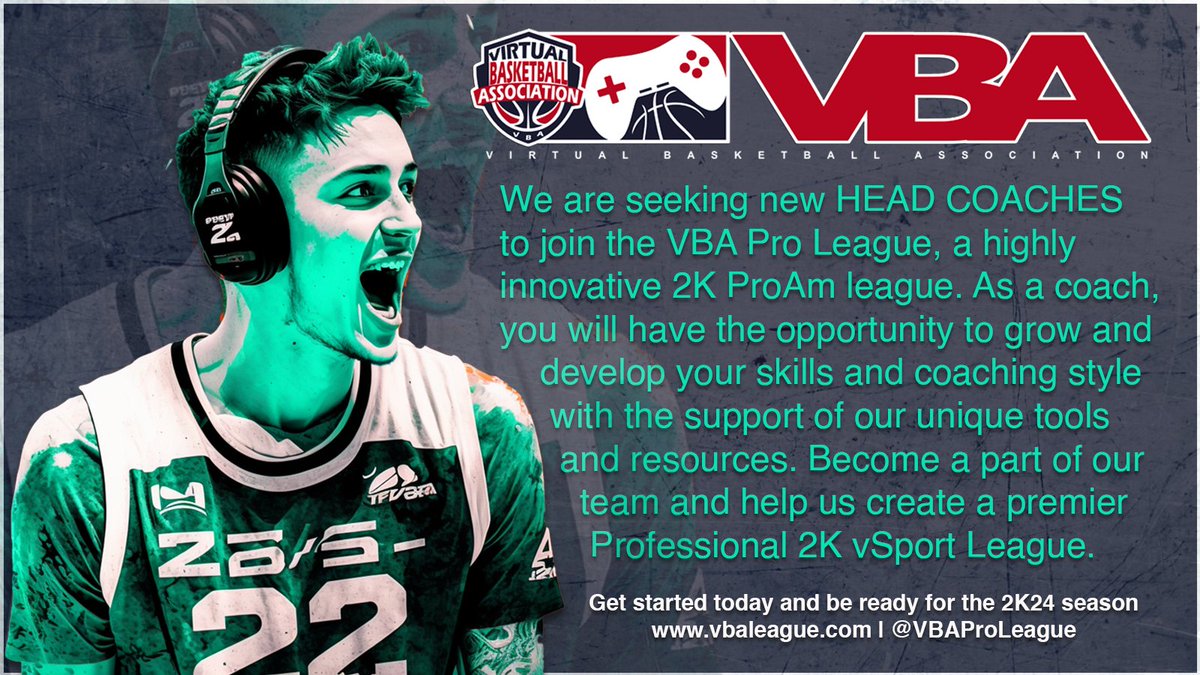 RenGamingOps's tweet image. PS5 Only, Get Started in a 2K coaching career. Free Summer Training and Camps, be ready to coach a team for NBA 2K24. vbaleague.com | @VBAProLeague