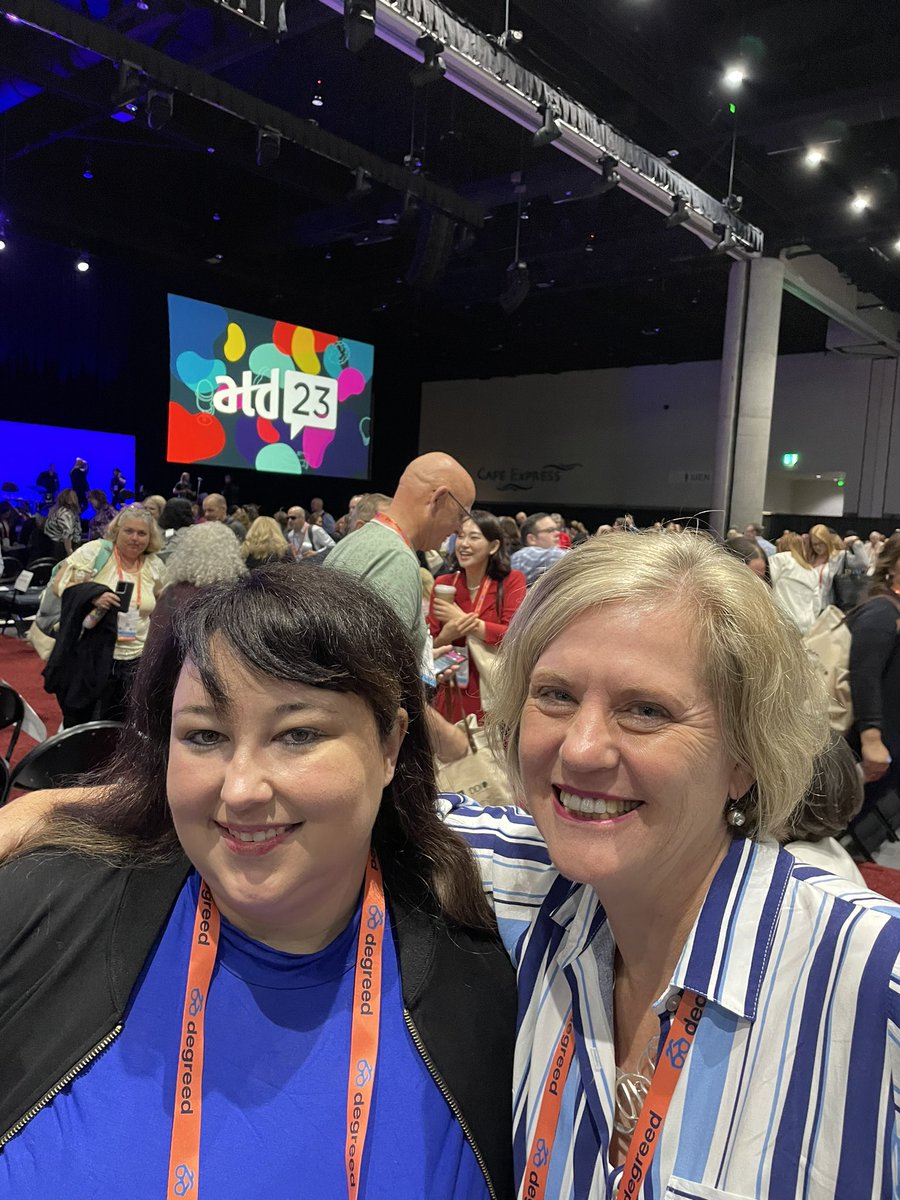 Wonderful to finally meet @caranorth11 at #ATD23 after many years of being connected online