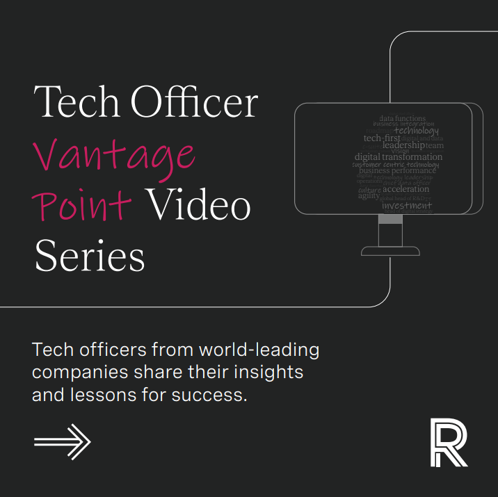 RRAonLeadership's tweet photo. Letโs face it: Tech #transformation is complicated. But in this video series, top #tech officers from around the world share lessons for success. Watch now: https://t.co/F5HL5eeA8M #TechVantage https://t.co/B7aDDeQf6e