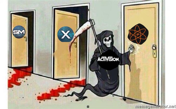 MrTLexify's tweet photo. I genuinely think it is insane that Activision can just send a cease and desist letter to these clients without even giving them a specific reason for it.

This image has been floating around but within probably 48 hours every client that made old CoD possible will be gone. https://t.co/WQcsqlkc7j