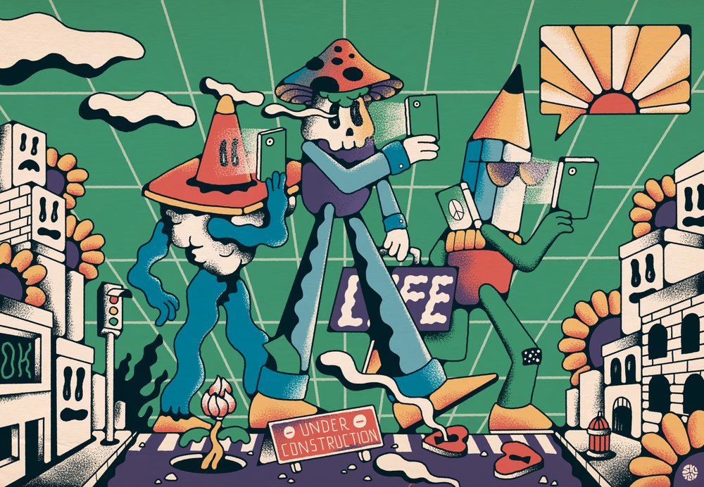 GM, NFT Twitterverse! 

OGC Members Choice

Artwork - "Crossing The Street" by <a href="/skitchism/">Skitchism</a> 

Collector - <a href="/Inceptionally1/">Inceptionally</a>