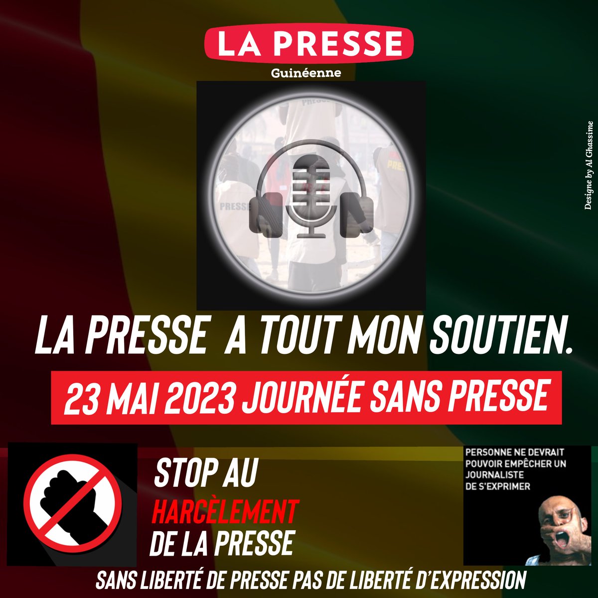 Talgassimou66's tweet photo. @Alaidhyso @EspaceFoutah @kalaclabe Sans liberté de presse pas de liberté d’expression

#Journéesanspresse
#23mai2023 https://t.co/nIObCaENNj