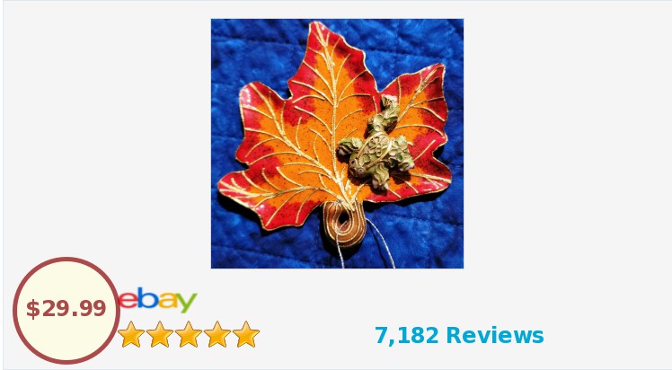 MattesonCorners's tweet photo. Vintage Cloisonné Frog on Maple Leaf Christmas Ornament Large 4" | #eBay 
https://t.co/rxDVj5ACLp
(Tweeted via https://t.co/bH58vvk8qk) https://t.co/9yjGFx0paI