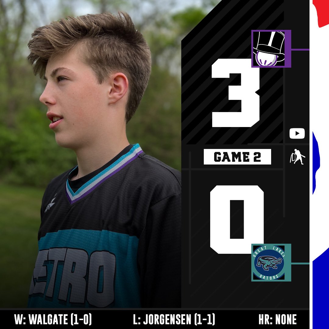 MLWWiffleBall's tweet image. FINAL!!

After losing Game 1, the Magic propel to win their first Opening Series in team history (2019-present).

RJ Walgate makes MLW history as the FIRST rookie to ever start with back-to-back shutouts. Grant Miller also hits his first career MLW HR!

#MLW2023