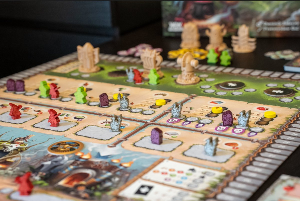 HexyStudio's tweet photo. Attention, #Uluk tribers! Production and shipping status update now on #Kickstarter➡️ https://t.co/hBYsNI5gA3 #crowdfunding #tabletopgames #tabletopgaming #boardgame #boardgames https://t.co/vIVcWQCrqn