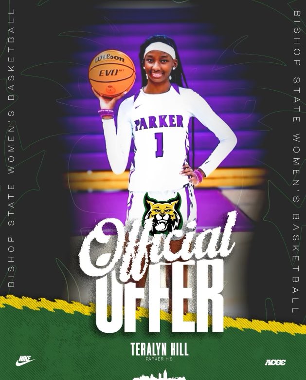 Teralyn Hill (@_teralyn_) on Twitter photo #AGTG I’m blessed to receive my first official offer from Bishop State🟡🟢. Thank you to Coach Adria Harris for giving me the opportunity to advance my basketball journey. <a href="/BishopStateWBB/">BishopStateWBB 🏀</a> <a href="/SHESACOACH/">COACH A</a> <a href="/Physeducator35/">Brerante’ Sledge</a> <a href="/MDFNATION/">MODERNDAY FITNESS</a> #AGTG I’m blessed to receive my first official offer from Bishop State🟡🟢. Thank you to Coach Adria Harris for giving me the opportunity to advance my basketball journey. <a href="/BishopStateWBB/">BishopStateWBB 🏀</a> <a href="/SHESACOACH/">COACH A</a> <a href="/Physeducator35/">Brerante’ Sledge</a> <a href="/MDFNATION/">MODERNDAY FITNESS</a>