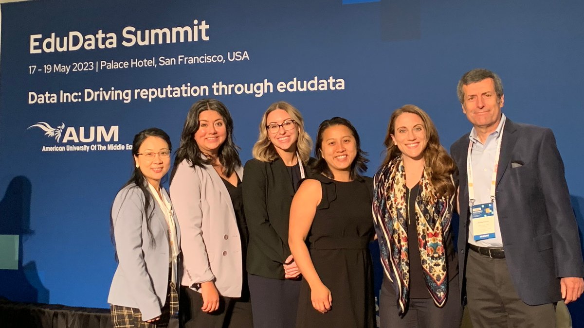ucdavisbusiness's tweet photo. Team #UCDavis in the house at the @QSCorporate EduData Summit in SF! Thank you to the QS team for bringing us together for a fantastic few days of learning. #EduDataSummit #UCDavisGSM #HigherEd #DataAnalytics https://t.co/DTxUIth5JA