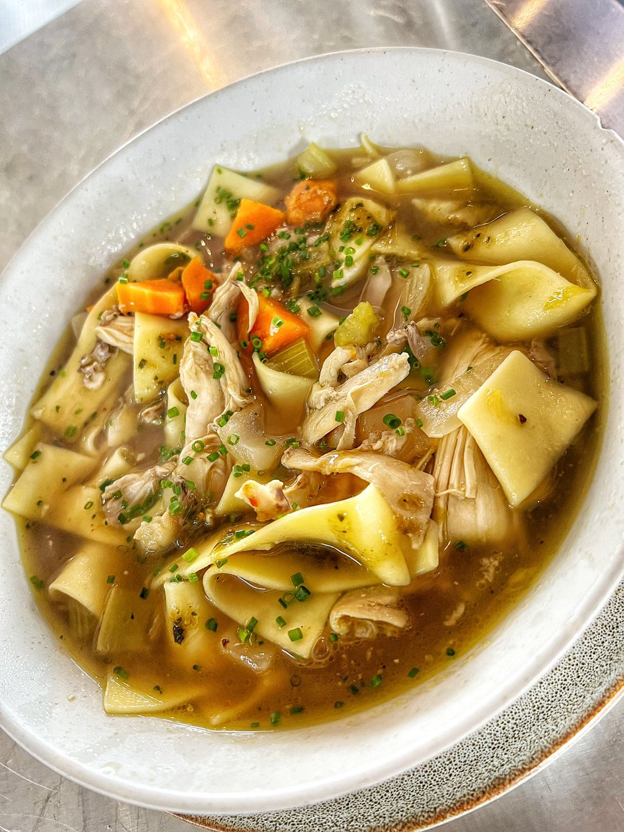 Chef Andrew Gruel on Twitter "Rolling some unoriginal chicken noodle