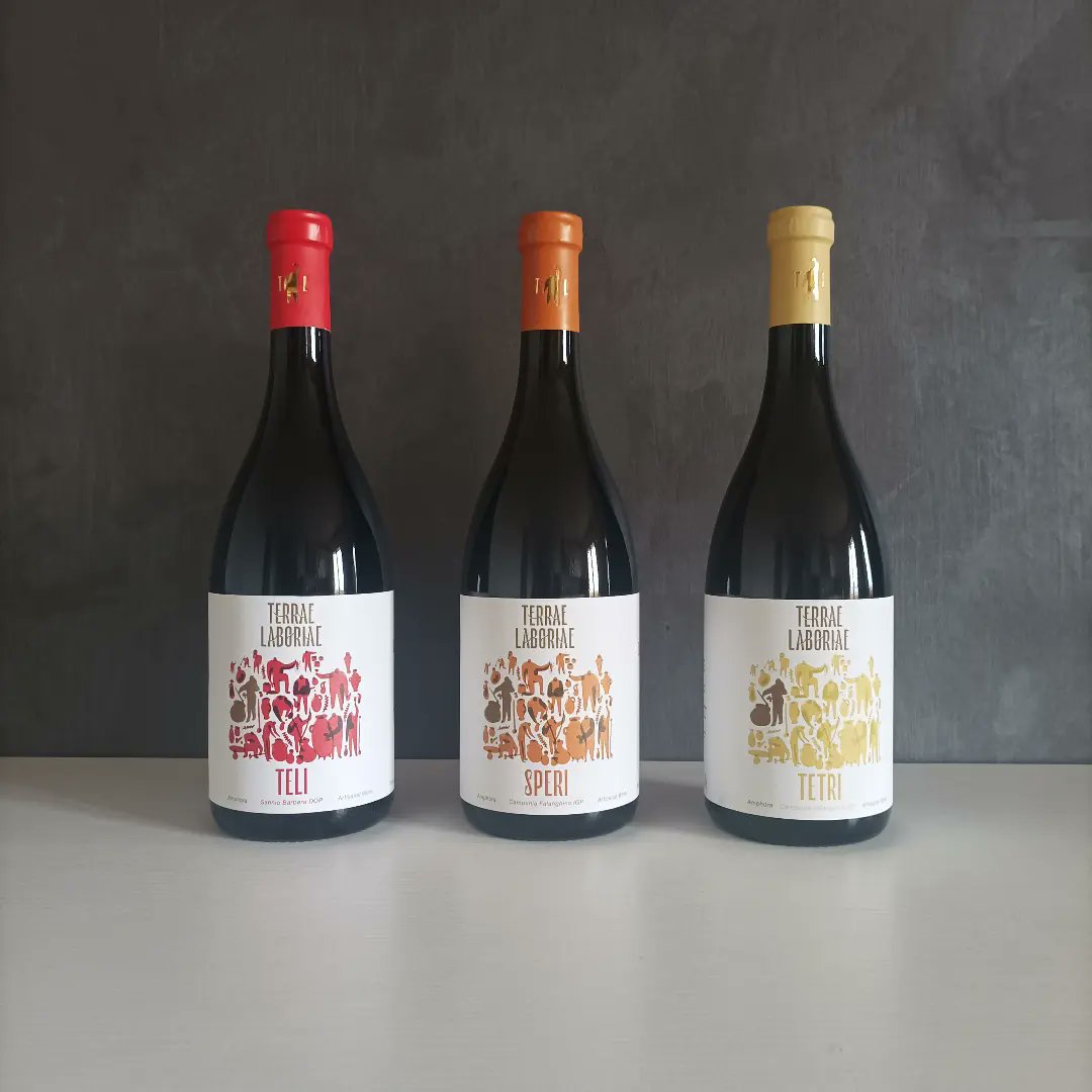 一起来发现Terrae Laboriae的格鲁吉亚天然葡萄酒吧！Tetri白葡萄酒，Speri橙色葡萄酒和Teli红葡萄酒都非常棒哦！格鲁吉亚传统的珍宝，快来尝一尝吧！🇬🇪🍷 #TerraeLaboriae #天然葡萄酒 #格鲁吉亚传统 #Tetri #Speri #Teli #白葡萄酒 #橙色葡萄酒 #红葡萄酒 #独特葡萄酒