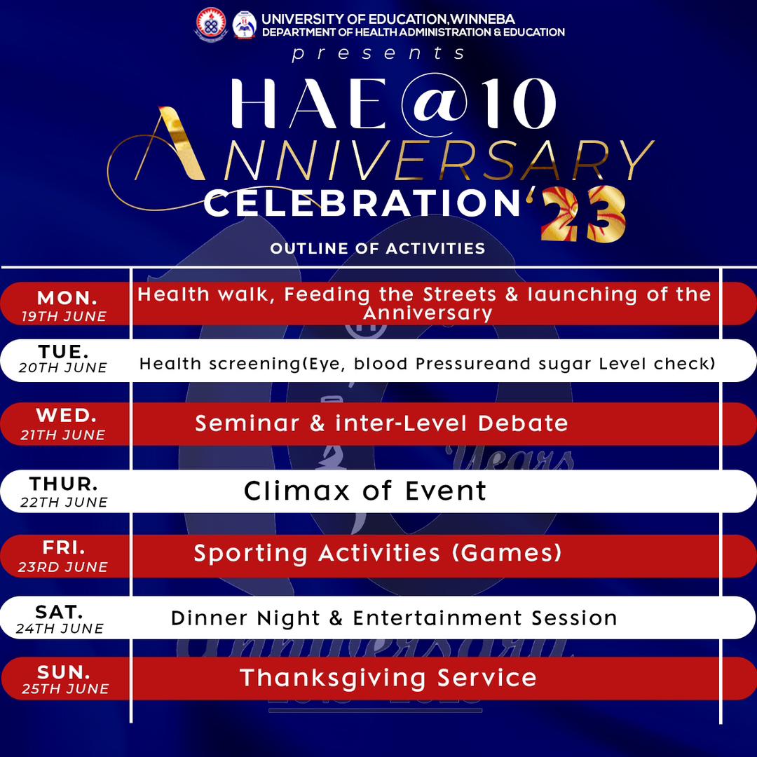 haesaofficial's tweet photo. ๐ซ๐ซ๐ซ๐ซ๐ซ๐ซ๐ซ๐ซ๐ซ๐ซ
Commemorating a Decade of Excellence!
Step into a world of grandeur as we mark the momentous milestone of our department's 10th anniversary.
Refer to the official flyer for a comprehensive program schedule and an array of extraordinary festivities!
#HAESA https://t.co/2HERQ1iulY