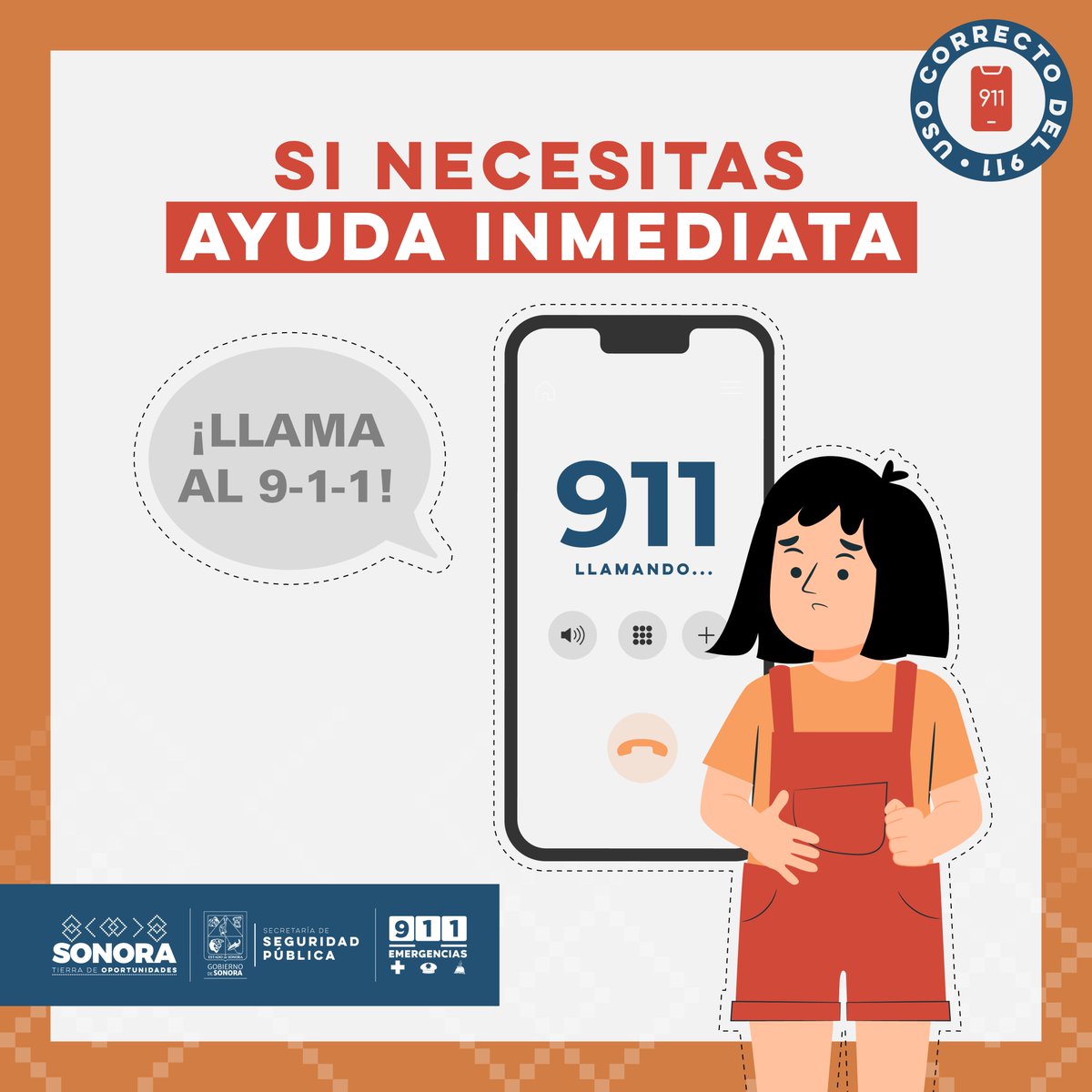 gobiernosonora's tweet photo. 🚨 Recuerda que en el 9-1-1 estamos listos para atenderte 24/7.

#TierraDeOportunidades
#CompromisosFirmes https://t.co/ffr5p8tzCS