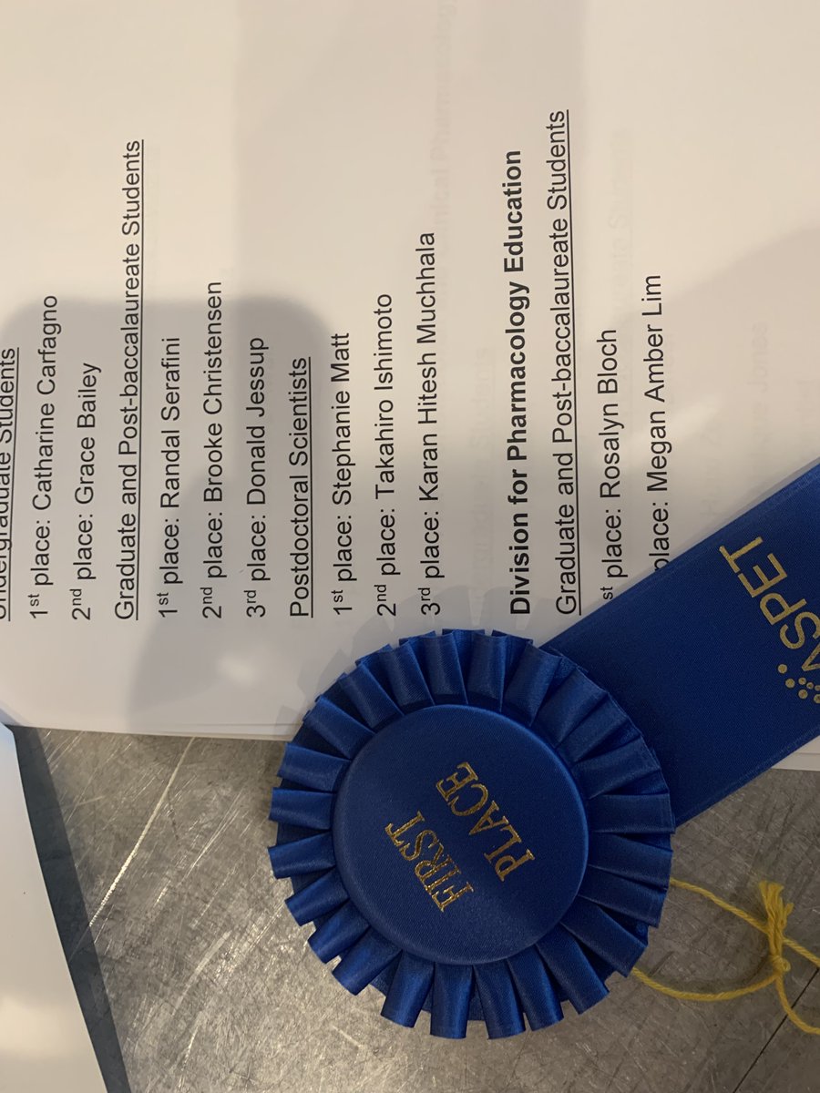 GaskillLab's tweet image. Congratulations 🎉🎉 to @stephaniemmatt for winning the post-doctoral poster competition in neuropharmacology at #ASPET2023 !!!! Check out Dr. Matts amazing work in the Gaskill lab on the neuroimmunology of dopamine and/or antidepressants in the context of inflammation and HIV.