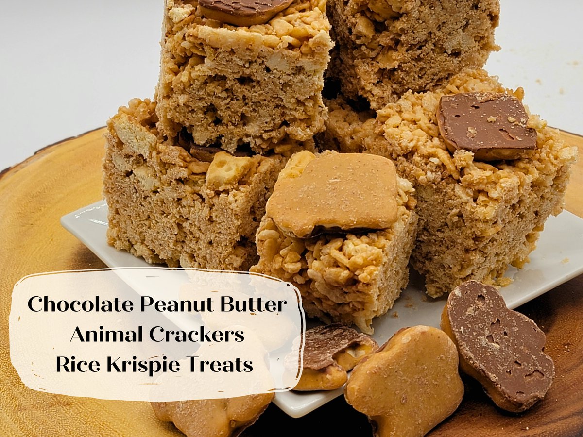 🍫🥜 NEW RECIPE ALERT 🥜🍫 The perfect marriage of #chocolate and #peanutbutter. Chocolate Peanut Butter (@reeses) Animal Crackers Rice Krispie Treats! #Recipe 👉 bit.ly/43enPc1 #ricekrispietreats #animalcrackers #dessert #sweettreat #easyrecipe #kidapproved