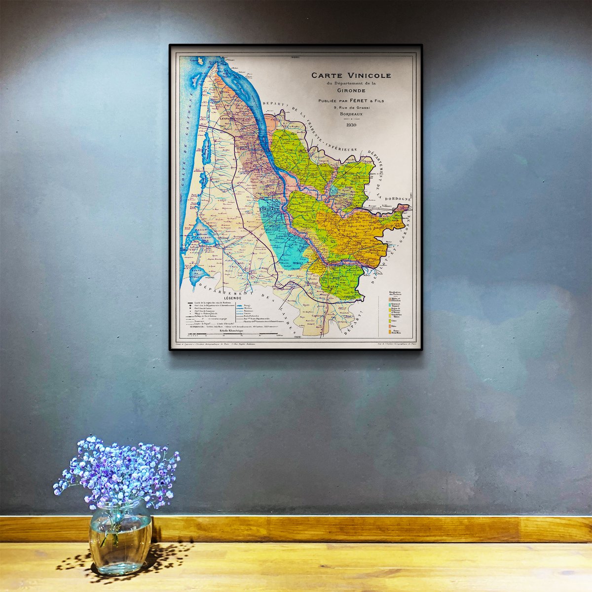 Carte vinicole du Région de la Gironde, par Féret et fils en 1930

#mapart #map #maps #cartography #art #mapping 
#travel #geography #interiordesign #wallart 
#homedecor #giftideas #gis #design #citymap #history 
#mapa #illustration #artwork #cartographyart 
#mapstagram