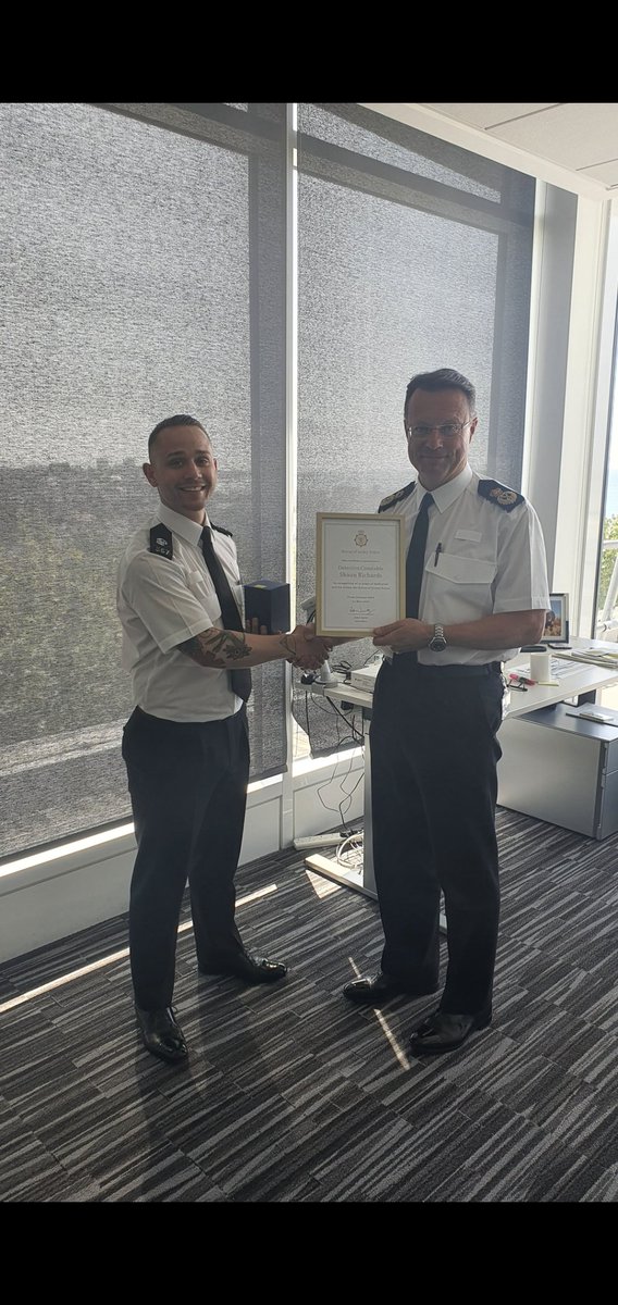 Best wishes Shaun from us all <a href="/JerseyPolice/">States of Jersey Police</a>.