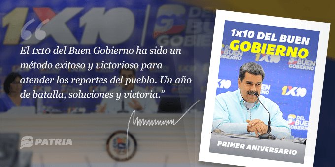 🚨 #ÚLTIMAHORA: Inicia la entrega del Bono 1er. Aniversario #1×10DelBuenGobierno a través del Sistema @CarnetDLaPatria enviado por nuestro Pdte. @NicolasMaduro ✅ La entrega tendrá lugar entre los días #22May al #31May de 2023. @BonosSocial #MaduroMásPueblo