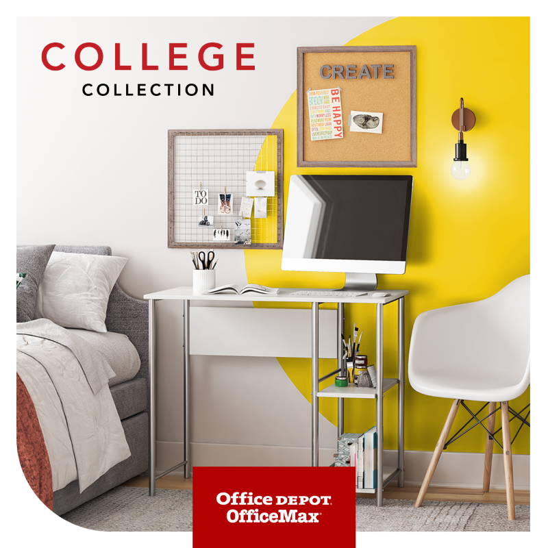officedepot's tweet photo. Slay every day with our huge selection of backpacks, tech, supplies and more that suit your style and won’t crush your budget. Plus, shop desks, chairs and dorm décor to make you feel right at home, even if you’re away from home. #CollegeCollection