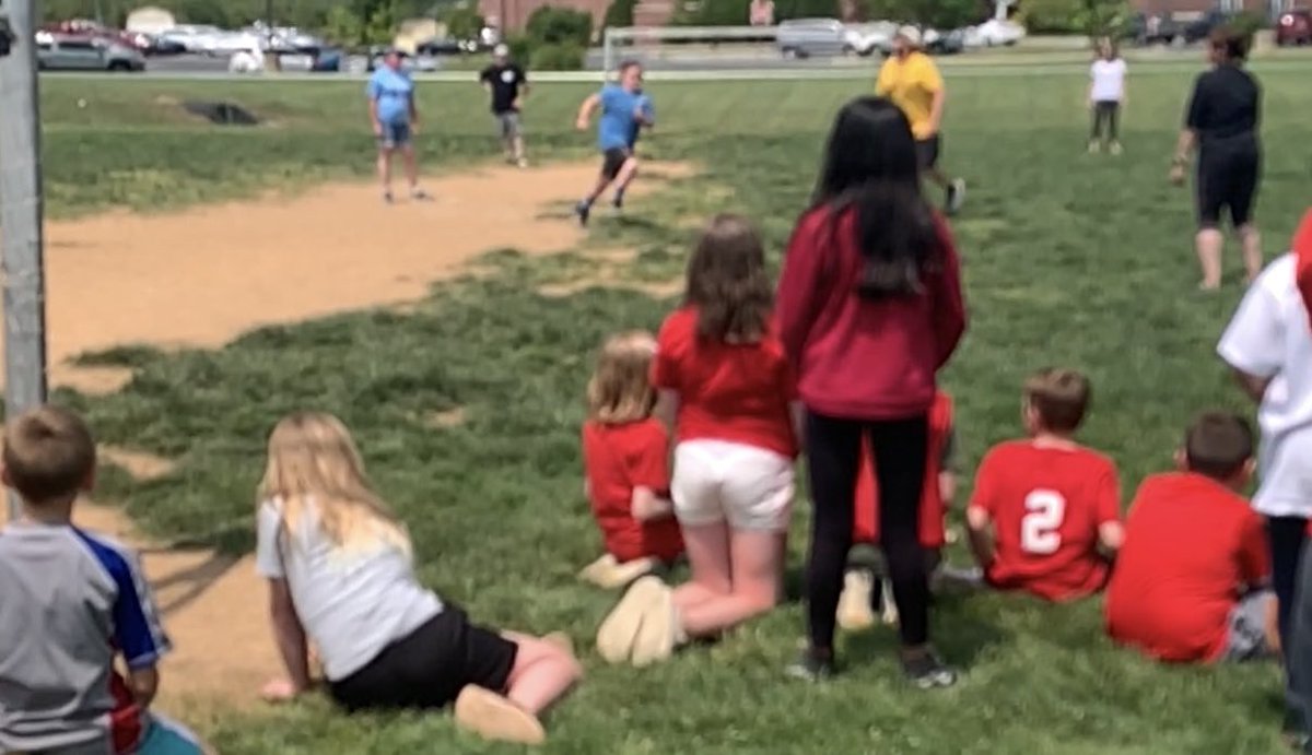 What a beautiful afternoon for snow cones 🍧 🍧 and <a href="/MRI_Family/">MRI</a> Staffulty vs. Students kickball…. 
<a href="/BerkCoSchoolsWV/">Berkeley Co. Schools</a>