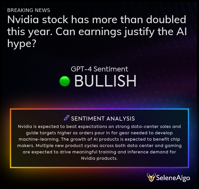 SeleneAlgo's tweet photo. 🔥 Realtime AI News Scanner 🔥
🔗 https://t.co/CEBIyrtVkh
#ADBE #AMD #DJIA #INTC #IBM #MSFT #COMP #SPX #ORCL #SOX #AMZN #NVDA #GOOGL #META #NOW #GOOG $ADBE $AMD $DJIA $INTC $IBM $MSFT $COMP $SPX $ORCL $SOX $AMZN $NVDA $GOOGL $META $NOW $GOOG  #News #StockNews #Stocks #Sentiment https://t.co/0rDkyBkaMT