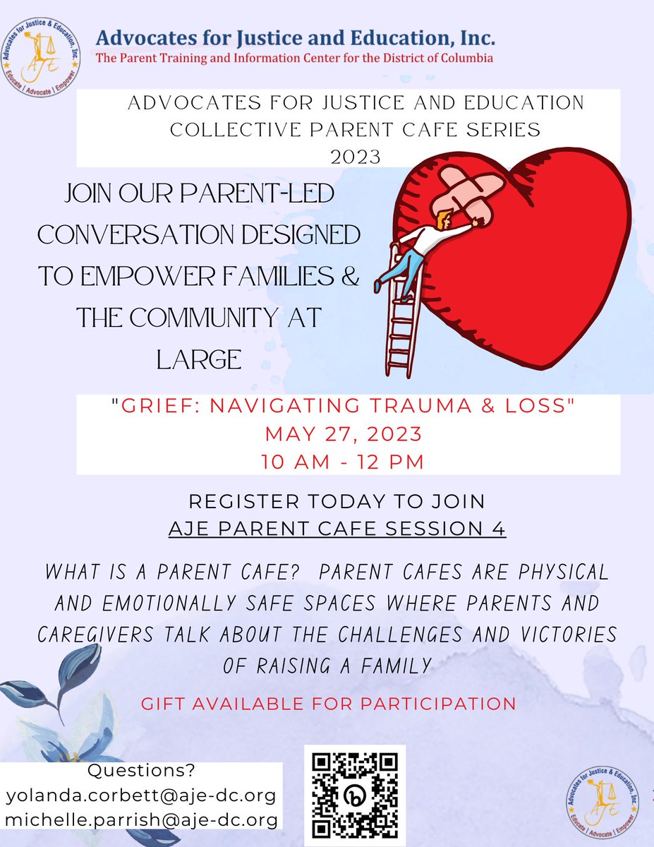 AndyLyn81's tweet photo. I'm hosting my first Parent Cafe! Please join us on Saturday, May 27th at 10am. https://t.co/qHExTAMqXi