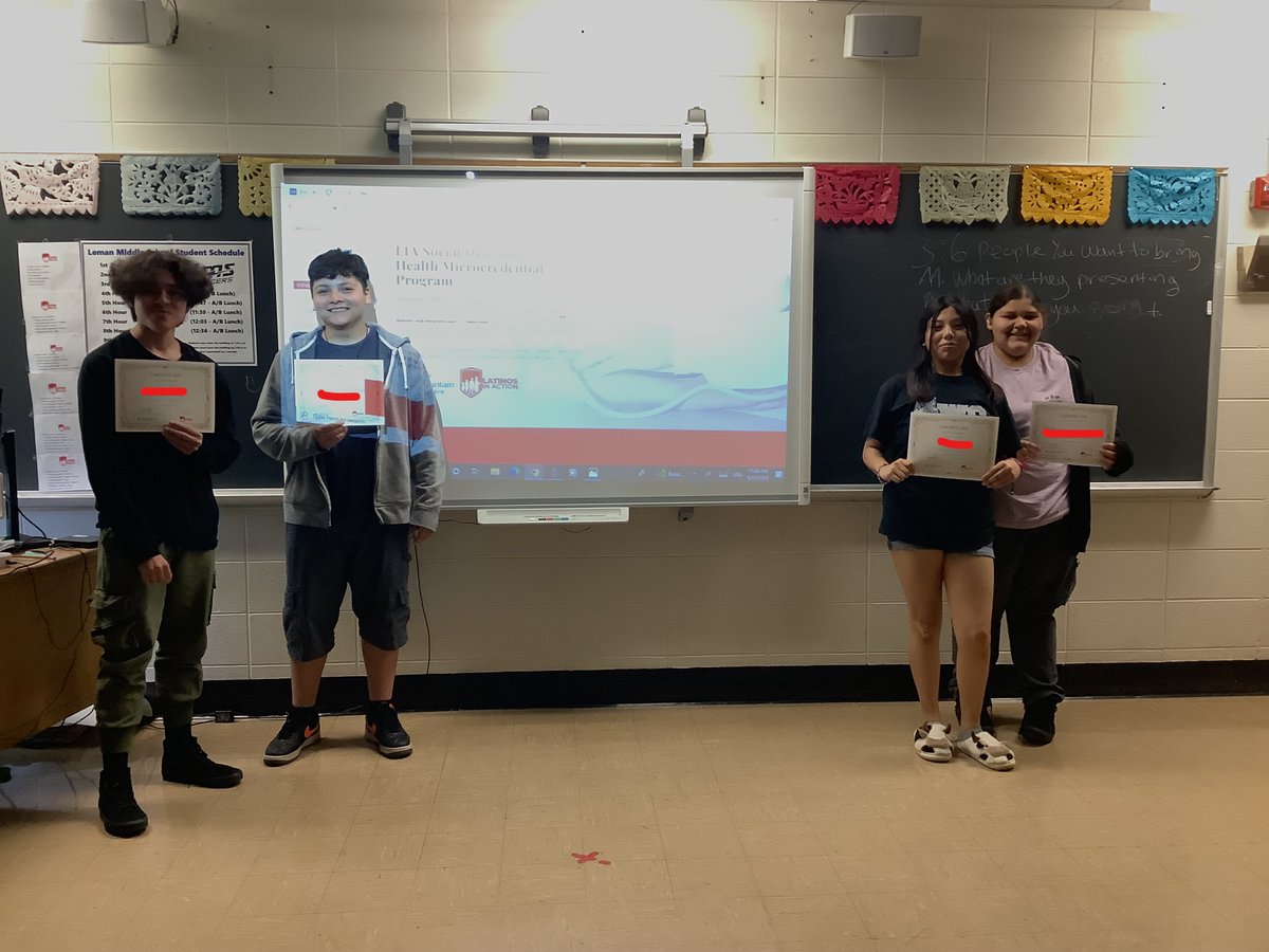 LMSMrZunigaLIA's tweet photo. Today the @WeGoD33 @latinosinacti0n received their certificates for earning the LIA social determinants of health microcredential as a health screener. This helped the LIA leaders gain hands on health content expertise and skills! #LIA #famiLIA #WeGo #d33orgullo #igniteLMS⚡️ https://t.co/Y7SWLJRMkC