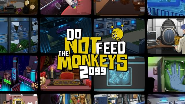 Pixl_pixl's tweet photo. Coucou ! Vous vous rappelez de DO NOT FEED THE MONKEYS ? Ce jeu de surveillance complètement barré ?
Et bien il revient avec une suite qui s'appelle DO NOT FEED THE MONKEYS 2099 et ça se passe dans le futur ! Je sors une vidéo sur le jeu jeudi ! Peace out ! #DNFTM @Fictiorama https://t.co/voyzAn4C2w