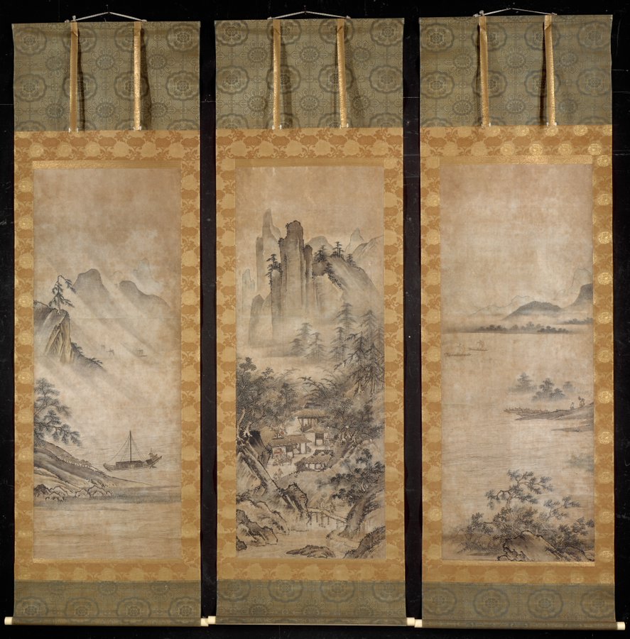 From Eight Views of the Xiao and Xiang Rivers, 16th century 

 #inkpainting