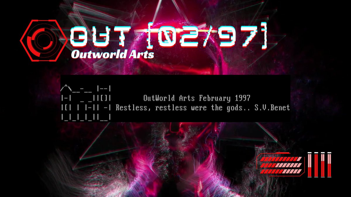 OutWorld Arts [02/97] Full Ansi / Ascii Art Pack Video
.
𓊈𒆜 youtu.be/xmcN8FcA1s0 𒆜𓊉
.
#ansiart #ansi #ascii #asciiart #textmode #textart #text #art #demoscene #bbs #retrocomputing #retrographics #8bit #8bitart #typography #graffiti #graffitiart