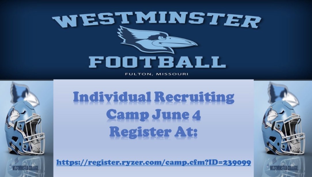 Thank You Westminster Football for the camp invite!
