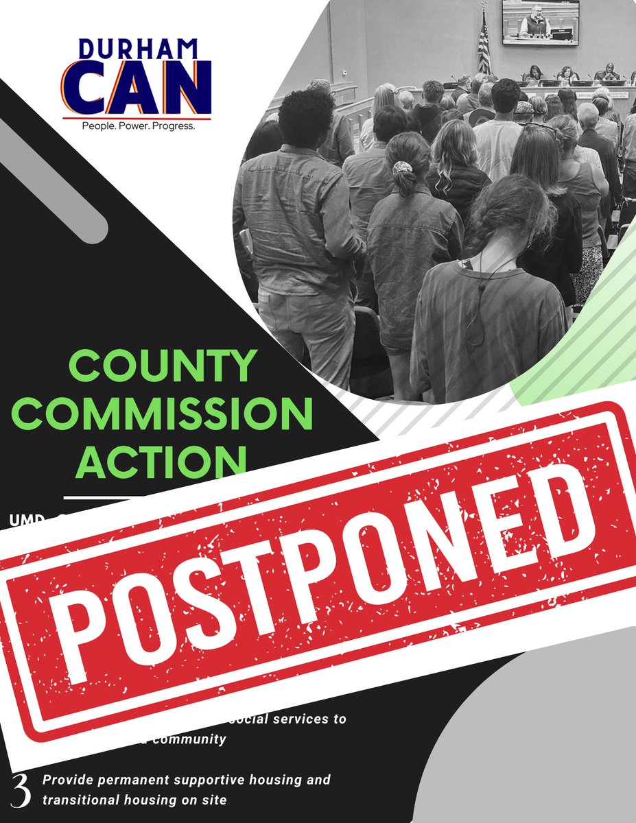 *County Commission Action POSTPONED*

Due to a couple last minute shifts in our strategic analysis, tonight's County Commission Action is postponed, and we will NOT be gathering downtown or participating in the Commissioners' Meeting.