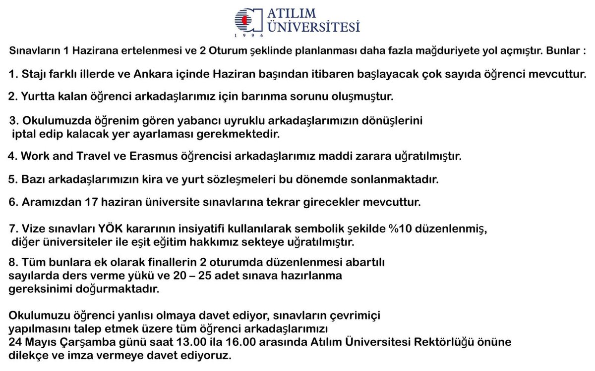 daisyduckss's tweet photo. #ÖğrenciniDuyAtılım #finalleronlineolsun #sınavlaronlineolsun #finalleronline #yükseköğretim @Ykskgrtm @YuksekogretimK #Atılımüniversitesi @erolozvar @AtilimUniv @yildirimuctug https://t.co/UGw97YsDjL