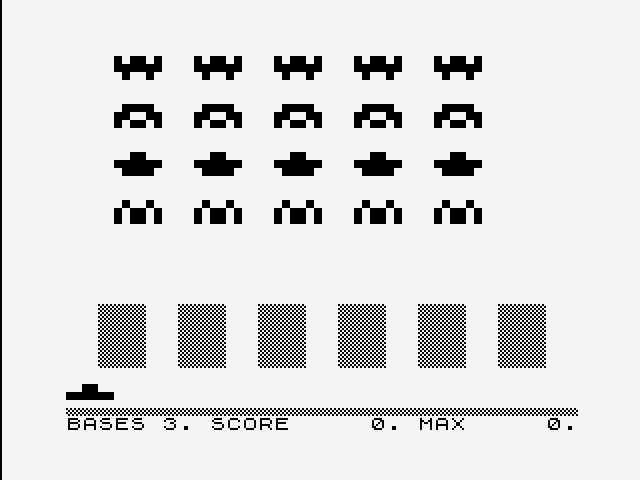 invaders_bot's tweet photo. Space Invaders (ZX81, 1982)
#spaceinvaders https://t.co/7ApM2ELf99