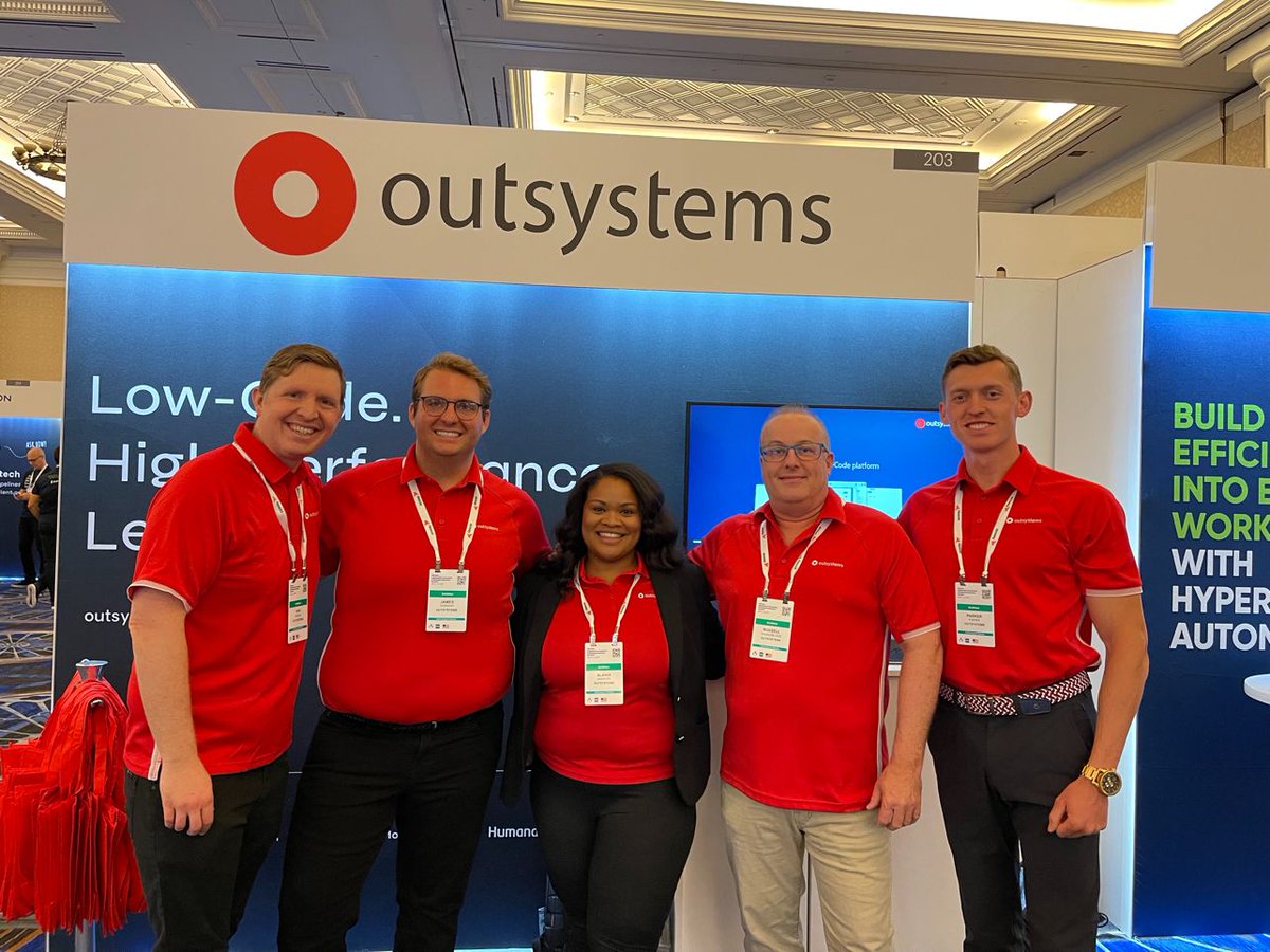 OutSystems's tweet image. We&apos;re checking in from Las Vegas! 👋

It&apos;s Day 1️⃣ at #GartnerAPPS and our team is ready to go at Booth 203! Stop by to discover how companies are reshaping their #software delivery processes. 

Plus, don&apos;t miss our NEO Party tonight at 7pm PT! 🎶 bit.ly/3MMUWwz