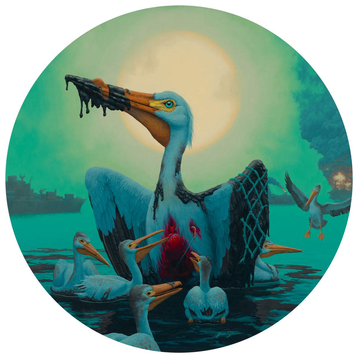 Less than one week left to see @joshtiessen ’s Vanitas and Viriditas at @rehscontemporary!

Featured: 'All Creatures Lament', 
Oil on panel
26-inch diameter, Signed 

#beautifulbizarre #joshtiessen #rehscontemporary