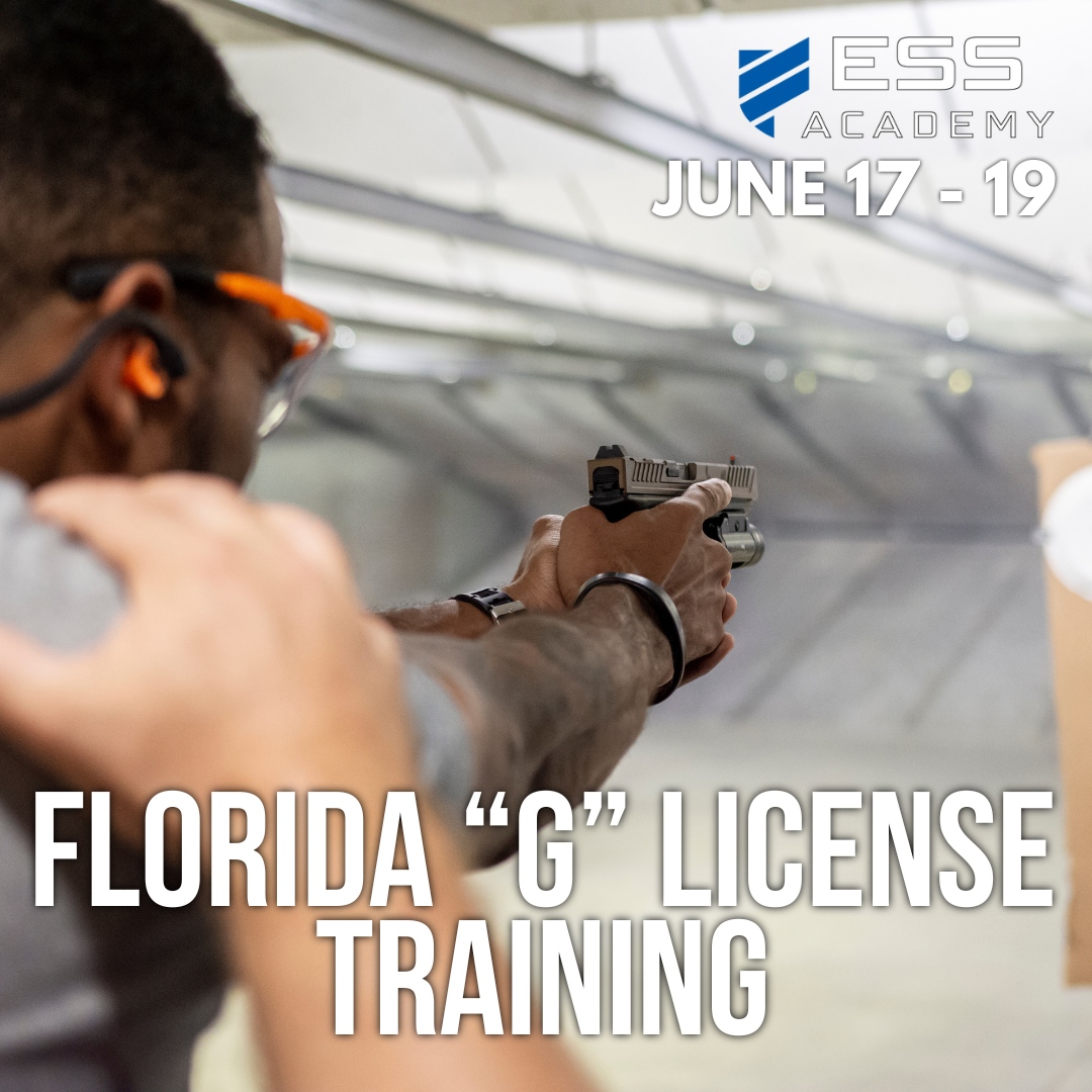 ESSGlobalCorp's tweet photo. To work armed security in Florida, you must complete the Florida Statewide Firearms License Course. The ESS Global Corporation, Department of Education approved Florida G License Class is the best way to acquire the required firearms training course.
⁠
https://t.co/1TRiN31IHI https://t.co/qBUkj8VbgK
