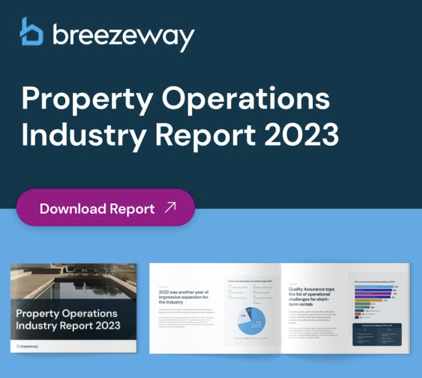 hostfully's tweet photo. 📢 @HeyBreezeway's 2023 Vacation Rental Property Operations Report has just been released, and we're thrilled to be a part of it! Download today:
👉👉 https://t.co/BokTG8lgEc https://t.co/uatzeWwq0v