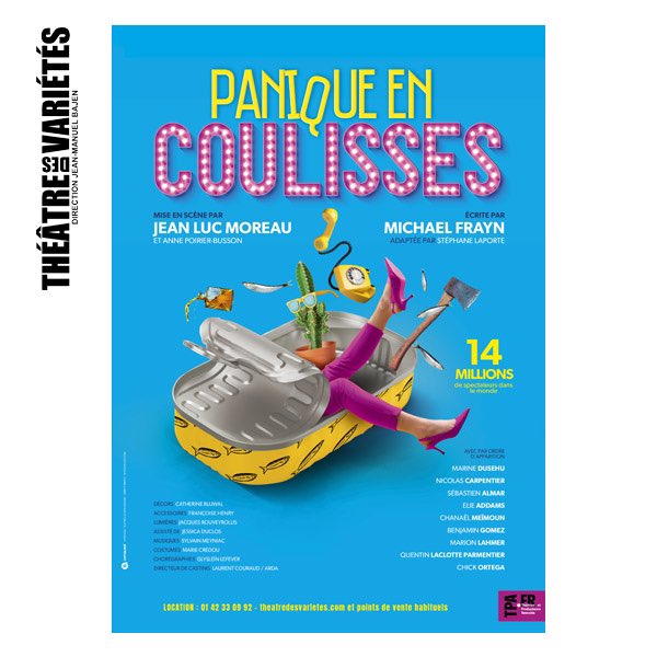 ✨ À partir du 27 septembre 2023, découvrez la comédie emblématique de Michael Frayn : 'PANIQUE EN COULISSES' mise en scène par Jean-Luc Moreau et adaptée par Stéphane Laporte. 🐟 🎟️ LA BILLETTERIE EST OUVERTE ! bit.ly/paniqueencouli…