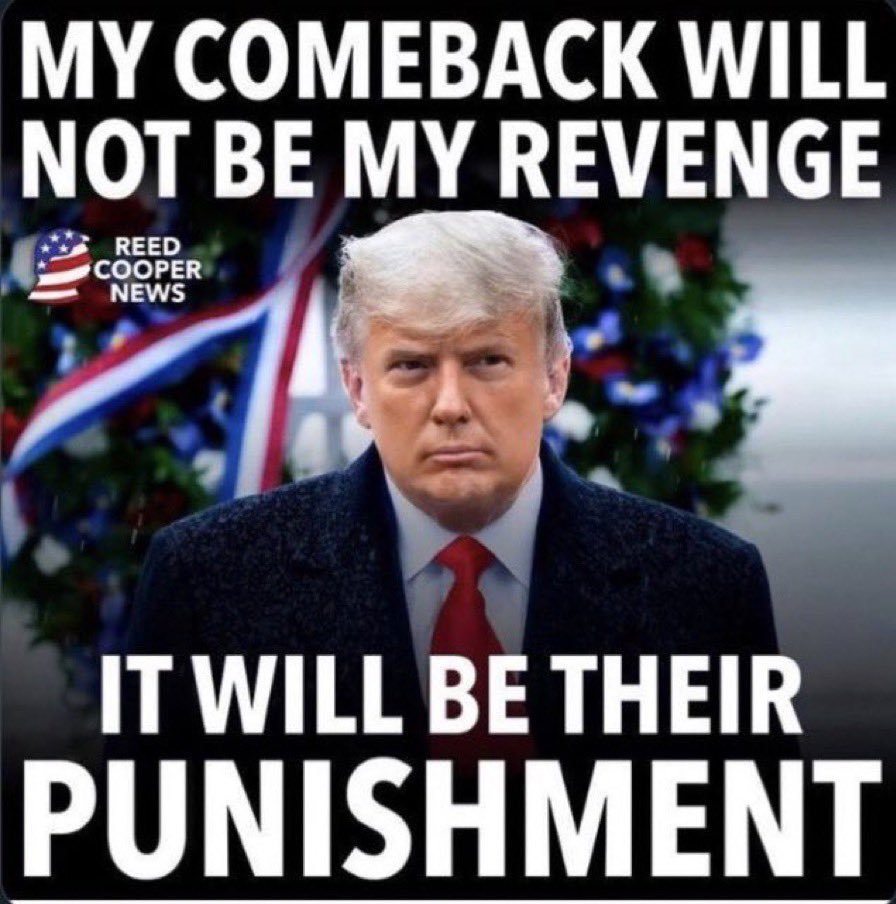 Richard4m's tweet image. It’s factual, won’t change and a solid promise. #Trump2024NowMorethanEver 💙🤍❤️